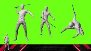 Season 9 Sword Emote With Mummy Set - Green Screen Effects - PUBG Mobile - Gaming Overly