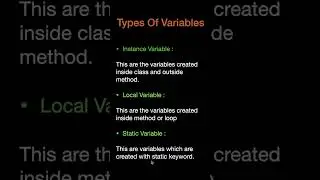 #javavariables