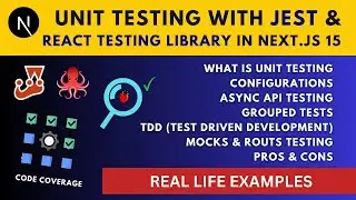 Next.js 15 Unit Testing with Jest and React Testing Library | Test Driven Development