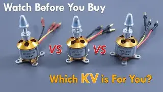 KV Comparison of Cheap & Popular A2212 Brushless Motors. Which KV For your Airplane.