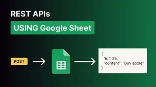 Rest APIs using Google Sheet