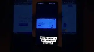 New video out now!! How to speed up ALL windows devices! (Link below) #shorts #short #technology