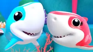 Laughing Baby Shark, Preschool Rhymes and Animal Cartoon Videos for Kids