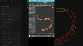 Creating a Textured Cable in 3ds Max with Array Modifier #shorts #3dsmax
