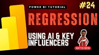 AI Visualization - REGRESSION ANALYSIS & SEGMENTATION using KEY INFLUENCER visual | Power BI