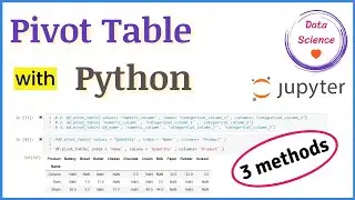 Pivot Table in Python | 3 Methods | With Examples | Data Science with Python