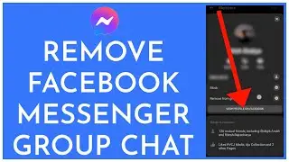 How To Delete Group Chat On Facebook Messenger (2023) | Deactivate Group Chat In Messenger