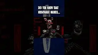 FNAF: Facts about Nightmare Mangle #fnaf #shorts #fivenightsatfreddys