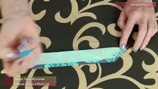 Фигурная манжета рукава часть1