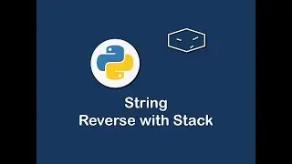 string reverse with stack in python 😀