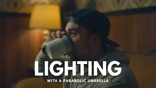 Get Cinematic Lighting With A Parabolic Umbrella