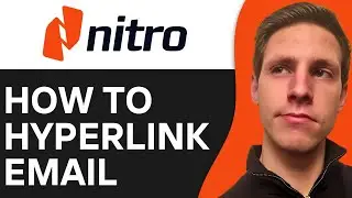 How To Hyperlink Email Address in PDF Nitro Pro | Easy & Fast
