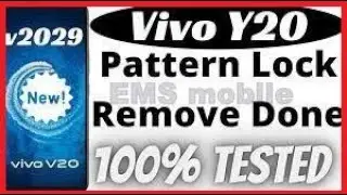 Vivo Y20 Patten Lock / Password Lock / Remove Done UmT Dongole 