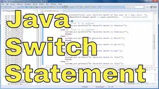 Learn Java Programming - Exercise 07x - Java Switch Statement