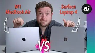 Apples M1 MacBook Air VS Surface Laptop 4! FULL COMPARE & BENCHMARKS!