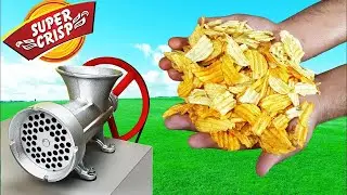 EXPERIMENT !! Super Crisp Snacks Vs Meat Grinder