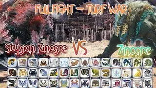 Zinogre VS Stygian Zinogre (FULL FIGHT) Turf War