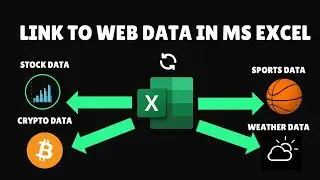 Import or link to data from the web into MS Excel + automatically keep results updated (2 examples)