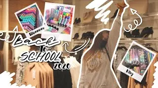 BACK TO SCHOOL 2020 | ПОКУПАЮ КАНЦЕЛЯРИЮ И ОДЕЖДУ К ШКОЛЕ | бэк ту скул 2020 шоппинг влог |