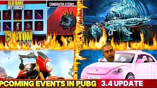 OMG 😱 New Achievements Coming In 3.4 Update | New Ultimate Barrel Look | Cars Full Explain | PUBGM