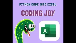 Python directly into Excel