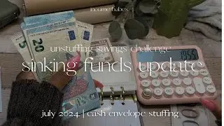 Cash Stuffing 1750.00 into Sinking Funds | Cash Envelope Method