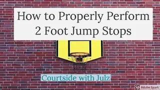 Basic Basketball Footwork - How to Jump Stop Properly