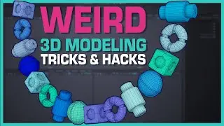 Weird 3D Modeling Maya Tricks: MASH, Instances & UVs