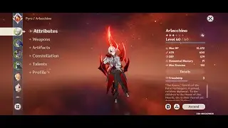 Chilling with Arlecchino  | Genshin Impact|Join me and see✨