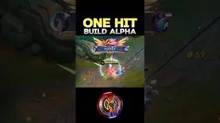 😱 WATCH THIS - BEST BUILD ALPHA 2024❓(ONE HIT) ~ MLBB 🔥 