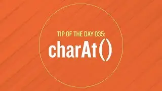 Tip 035 - charAt() Expression in After Effects