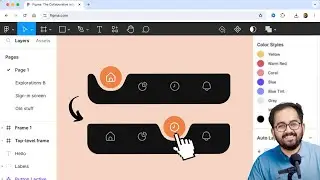 Easy Animated & 3D Navigation Menu - Figma Tutorial