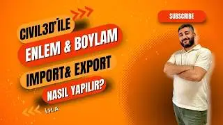 #Civil3D Programında #Coğrafi Koordinatların Import & Export İşlemleri