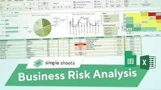 Business Risk Analysis Excel Template Step-by-Step Video Tutorial by Simple Sheets