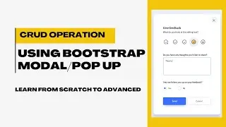 CRUD Using Bootstrap Modal / Modal in PHP |  AJAX CRUD with Modal BOX / POPUP