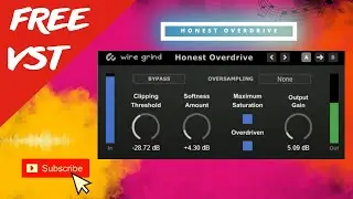 FREE VST Plugin Honest Overdrive💥Wire Grind Audio