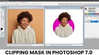 photoshop 7.0 tutorial in hindi | clipping mask in photoshop 7.0