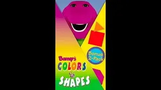 Barney's Colors & Shapes (The Treasure Of Rainbow Beard) 2001 VHS