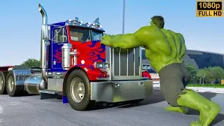 Hulk vs Optimus Prime Full Movie - Transformers The Last Knight 