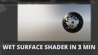 How To Create A Simple Wet Surface Shader In Unity Under 4 MINUTES - Cloud Based Dev