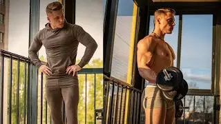 Awesome Young Muscle Boy | Perfect Flexing Show From Athlete Vadim Bright