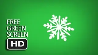 Free Green Screen - Snowflake #2