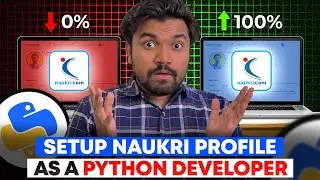 How To Setup Your Profile On NAUKRI.COM as a PYTHON DEVELOPER | Naukri.com How It Works