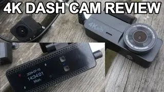 4K DashCam DYNACAM Front and Rear Budget DashCam Unboxing Setup & Review