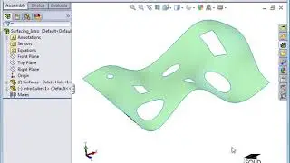 Starting a Surface in Solidworks