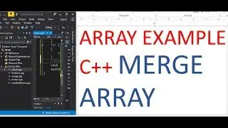 Merge Two Arrays - C++ Programming