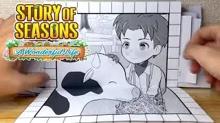 STORY OF SEASONS: A Wonderful Life - Papercraft Release Date Trailer