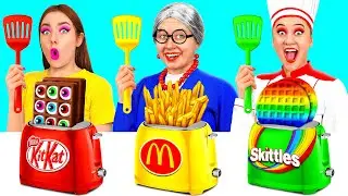 Me vs Grandma Cooking Challenge | Delicious Kitchen Hacks by Fun Challenge