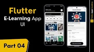E-Learning App UI Development | Part 04 | Flutter Tutorial