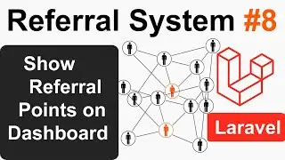 Show Referral Points on Dashboard in Referral System Project - Referral System Project Laravel #8
